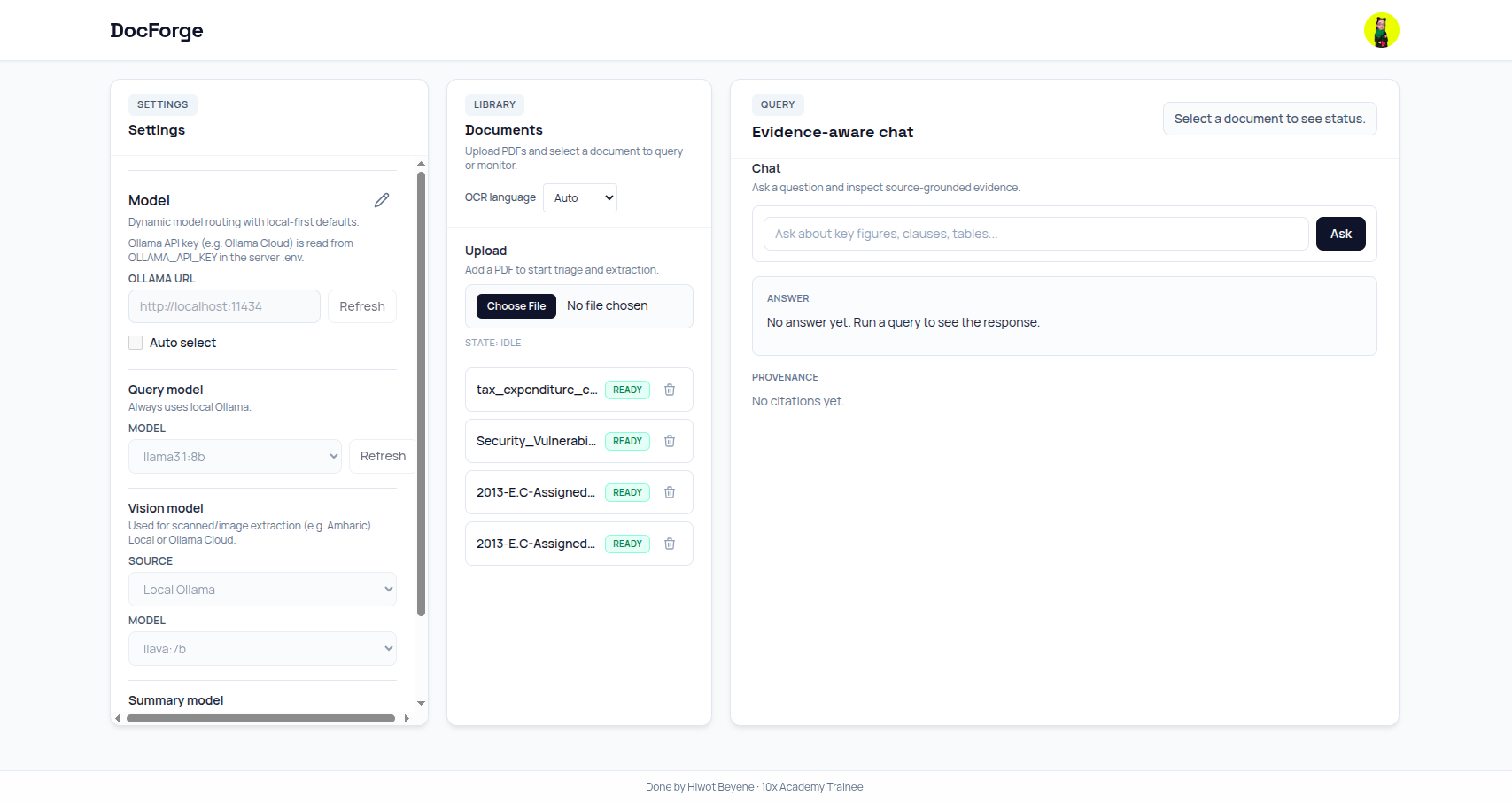 The Document Intelligence Refinery